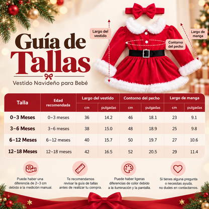 Vestido Navideño para Bebé