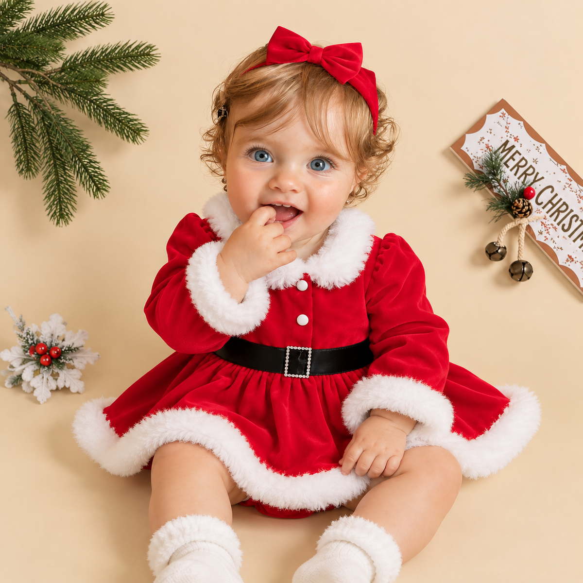 Vestido Navideño para Bebé